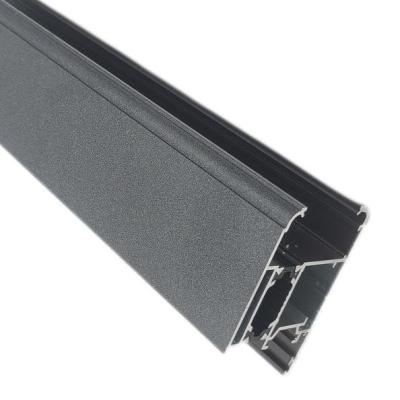 China Odorless 6061 Aluminium Window Profiles Integrated Grey Sound Insulation for sale