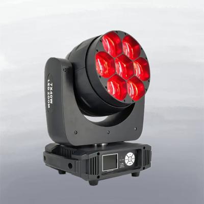 China Moving Head Zoom Wash LED 7*40W RGBW 4in1 For Club Bar Wedding Events​ for sale