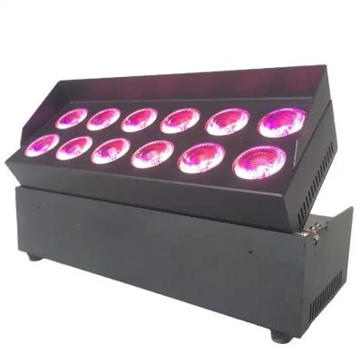 China 12x18w Rgbwa UV 6in1 Batería LED Uplighters Inalámbrico LED hasta las luces en venta
