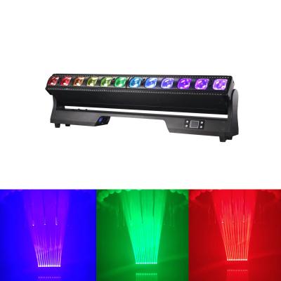 China 12x40W RGBW 4in1 DMX Moving Head Lights Sweeper Beam LED 28/67 CH for sale