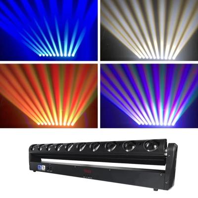 China OEM DMX Moving Head Lights 10 Eye 40w RGBW Stage Beam Lights 4in1 for sale