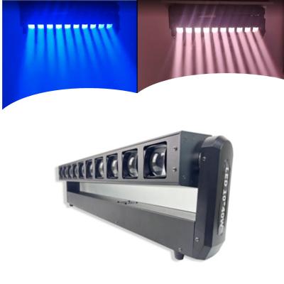 China Indoor 10 Eye 40W RGBW 4in1 Moving Head Bar Light IP20 for sale