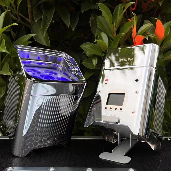 Quality 6*18w RGBWA UV 6IN1 Battery Operated Uplighting Battery Up Lights for sale