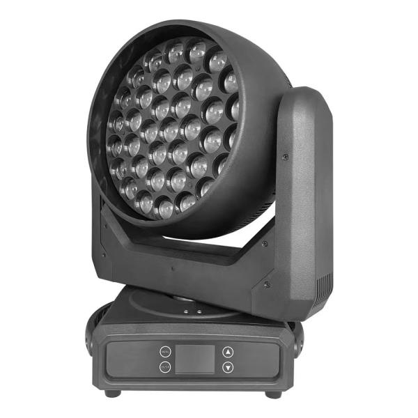 Quality 37x15W RGBW 4 In 1 Stage Wash Lighting LED Zoom Moving Head Light for sale