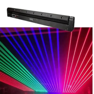 China 500mw/638nm X8 Indoor Single Red Moving Head Laser Bar Light for sale