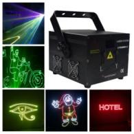 China 1.5W RGB Animação Laser Luz 3D Laser Projector 30 Kpps Para Dj Disco Lazer à venda