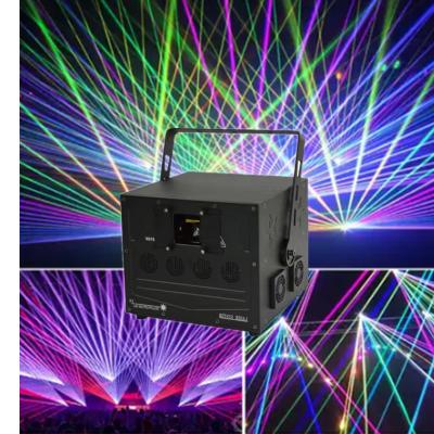 China 10W ILDA Full Color Animated Laser Light Show Projector AC110-220V for sale