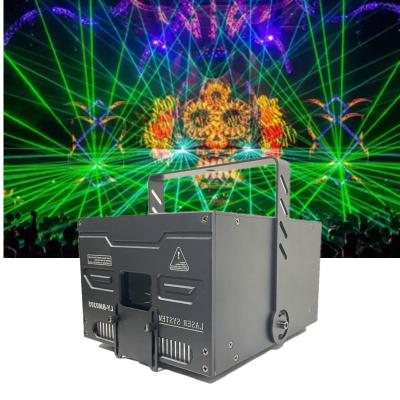 中国 RGB 4w フルカラーステージレーザー照明 3D DJレーザーショープロジェクター 販売のため