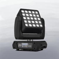 Quality 25 Pcs 12W RGBW LED Matrix Stage Wash Lighting Zoom Moving Head for sale