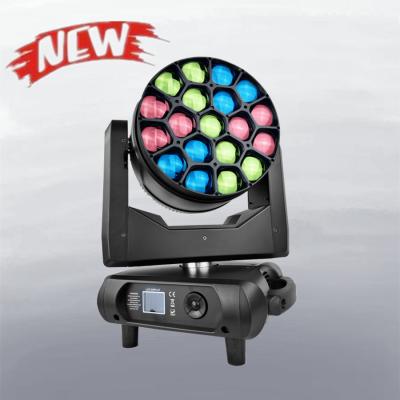 중국 미니 B-EYE S-K15 19x40w RGBW 4in1 LED 이동 헤드 라이트 19*40 판매용