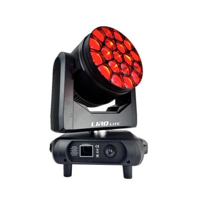 China 19x40w Zoom Wash Led Stage Wash Lighting Beam Bee Eye Dj Moving Head Light for sale
