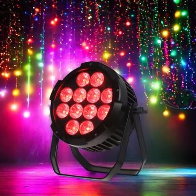 China Waterproof Battery LED PAR Light Wireless Remote APP Control 12x18w RGBWA UV 6in1 DMX Stage Light For Disco Event for sale