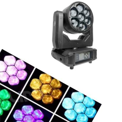 Chine 7x40w Led Rgbw 4in1 Bee Eye Zoom Moving Head Wash 7*40w Led Wash Light Moving Head Stage Lighting à vendre