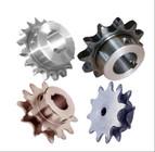 China Silver Alloy Steel Front Chain Driven Sprockets Heat Treatment High Strength à venda