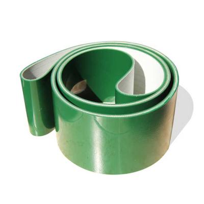 China PVC Green Food-Grade Conveyor Belt High Capacity Non-Polluting for sale