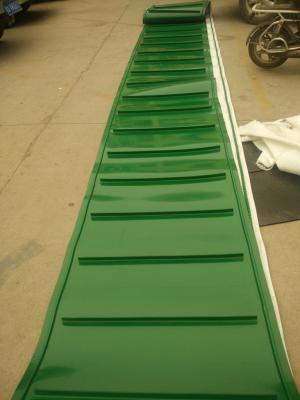 China Small Lumps Partition Cold Resistant Conveyor Belt For Building Materials for sale