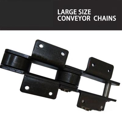China Steel Industrial Drag Roller Cranked Link Chain Long Pitch for sale