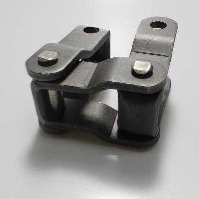 China Narrow Series Cranked Link Chain Wide Series Steel Pintle Chains for sale