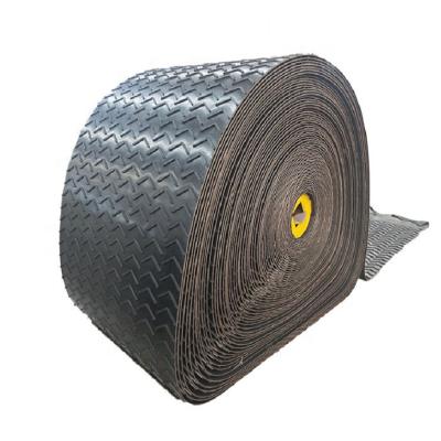 China OEM ODM Rubber Herringbone Pattern Conveyor Belt 500mm Width for sale