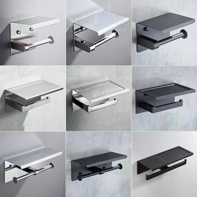 China 304 Stainless Steel Bathroom Roll Holder Wall Mount for sale