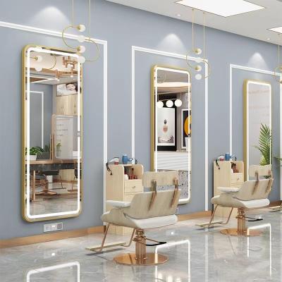 China Large LED Backlit Hair Salon Full Length Mirrors Oversize Dressing Mirror for sale