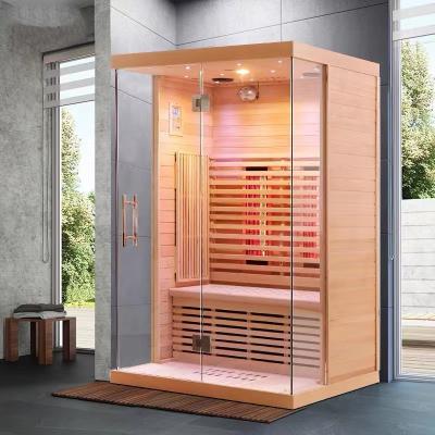 Chine La station thermale de luxe d'intérieur gardent la vapeur et le sauna infrarouge 1900W de santé de corps à vendre