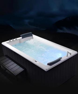 China 2 Person Whirlpool Acrylic Jacuzzi Tub Home Improvement Independent Water Massage for sale