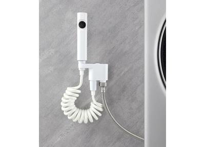 China White Bathroom SS304 Accessories Portable Shattaf Bidet Wash Sprayer Set for sale