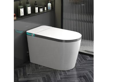 China Automatische gesundheitliche Waren-Einzelteile, intelligente keramische Toiletten-Schüssel schwarzes Badezimmer-WC zu verkaufen