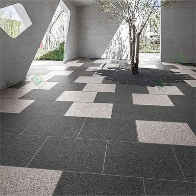 China 2cm Rough Finished Non Slip Rustic Concrete Porcelain Outdoor Tiles Floor For Driveway for sale