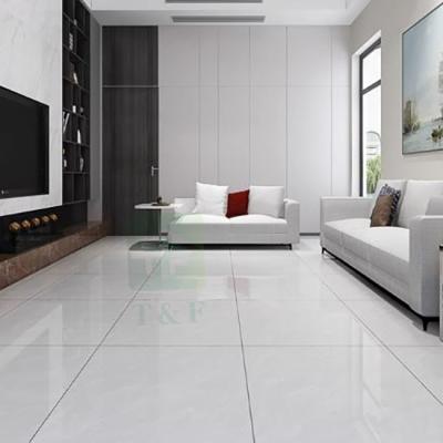 China Gray Marble Look Glazed Surface Porcelain Floor Tiles 600x600mm  Anti Slip for sale