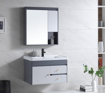 China Mirrored Cabinets Modern Bathroom Vanities Wall Hung 800x500x530mm for sale