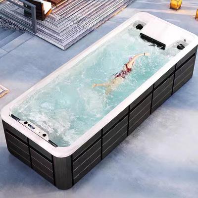 China Fiberglass Acrylic Swimming Pool Hot Tub 9.5KW Leakage Protection for sale