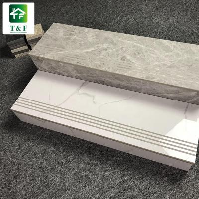 China indoor Ceramic Stair Floor Tiles Natural Marble Design 12mm Thickness for sale