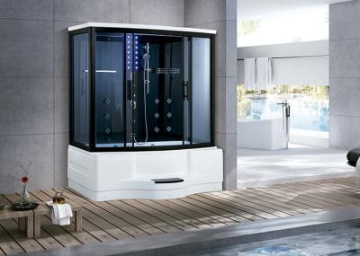 China 110V / 220V Bathroom Shower Enclosure , Steam Bath Shower Cabin 1400x1100x2150mm for sale