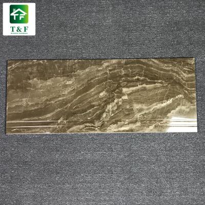 China OEM 1200x300mm Stair Ceramic Tiles , Brown Modern Front Door Step Tiles for sale
