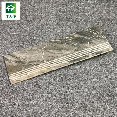 Cina le piastrelle di ceramica della scala di 1200x300mm, ODM marmorizzano le mattonelle per le scale in vendita