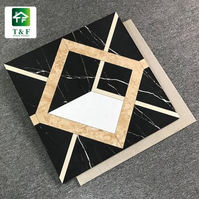 China Mix color Glazed Ceramic Tile Flooring Glossy finish 10mm Thickness for sale