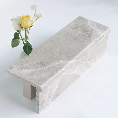 China Firebrick Stair Ceramic Tiles , Gray Granite Tiles For Staircase for sale