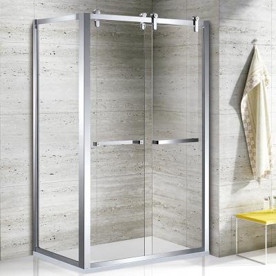 China Polished Bathroom Shower Enclosure 8mm Tempered Glass Shower Cabin for sale