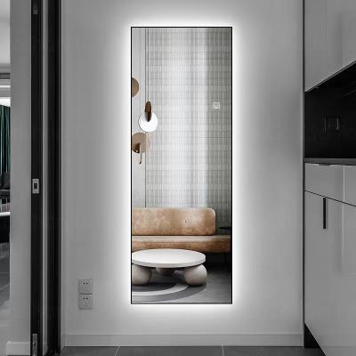 China IP66 Waterproof Full Length Illuminated Mirror 200x80cm Wall hanging for sale