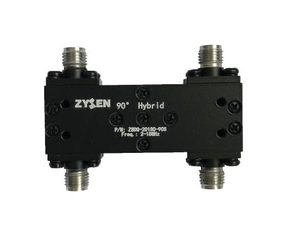 China 2GHz 3dB tipo híbrido conector de RoHS N del acoplador de 90 grados en venta