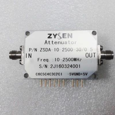 China 10MHz To 2500MHz Digital Variable Attenuator 30dB  Step 0.5dB for sale