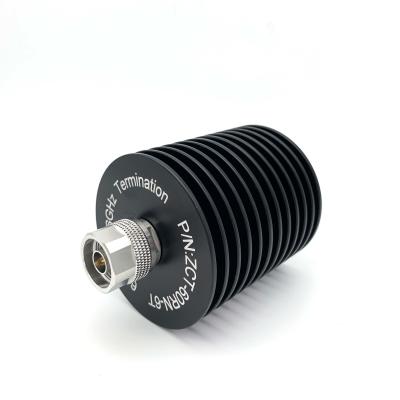 China ROHS 60W RF Termination 50 Ohm DC 6GHz Coaxial Black Anodize for sale