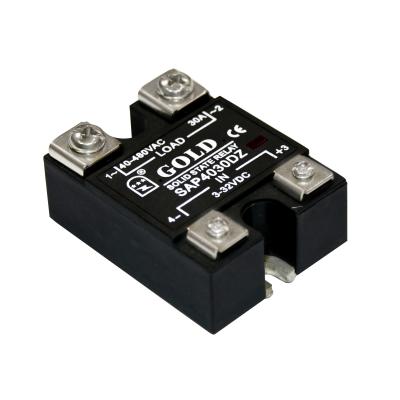 China 2500VAC Isolated 12v Single Phase SSR Relay 15a for sale