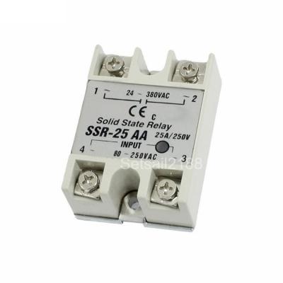 China 100A Single Phase AC SSR Relay Solid State15VDC Control for sale