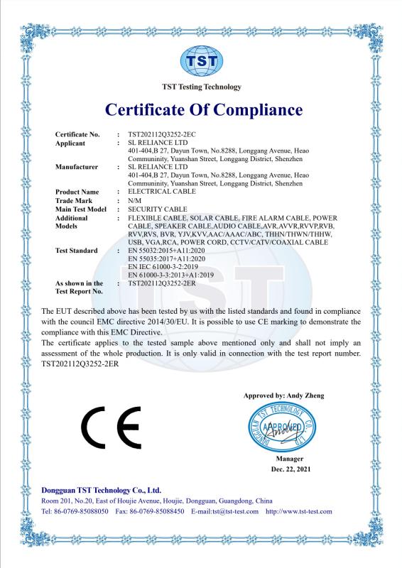 CE - SL RELIANCE LTD
