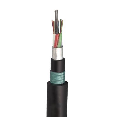 China Anti Rodent 48core G.652D Direct Buried Fiber Optic Cable GYTA53 for sale