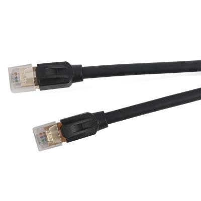 China SFTP 2000MHZ 28AWG Copper Patch Cords Cat 8 40g Patch Cable 2 Meter for sale