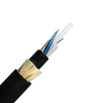 China 96 Core ADSS Fiber Optic Cable Self Supporting Aerial Cable 100 Meter Span for sale